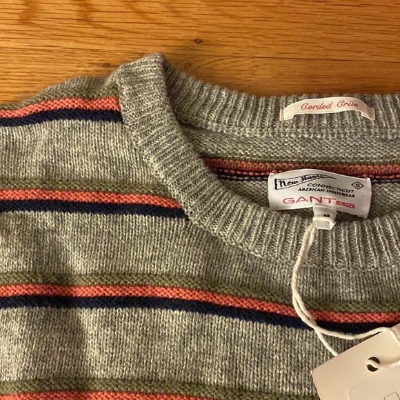 Gant rugger stripe sweater medium - Picture 2 of 2